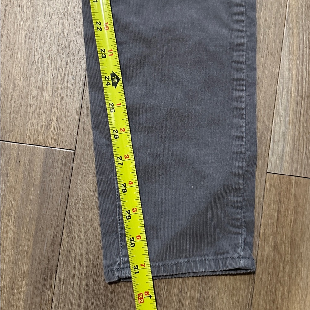 Prana Women Corduroy Skinny Gray Pants, Size 4 - Picture 2 of 5